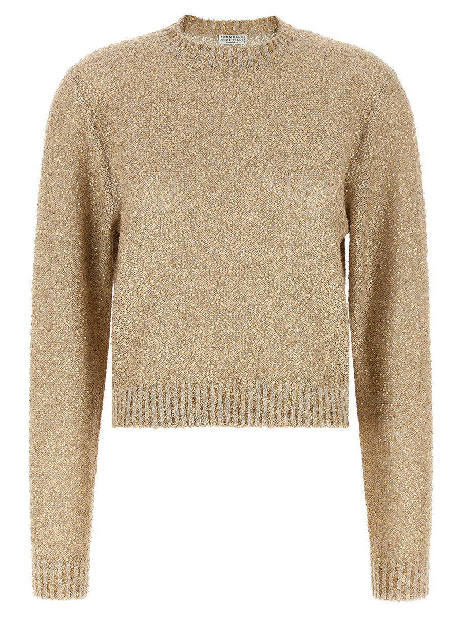 Brunello Cucinelli Micro Sequin Sweater