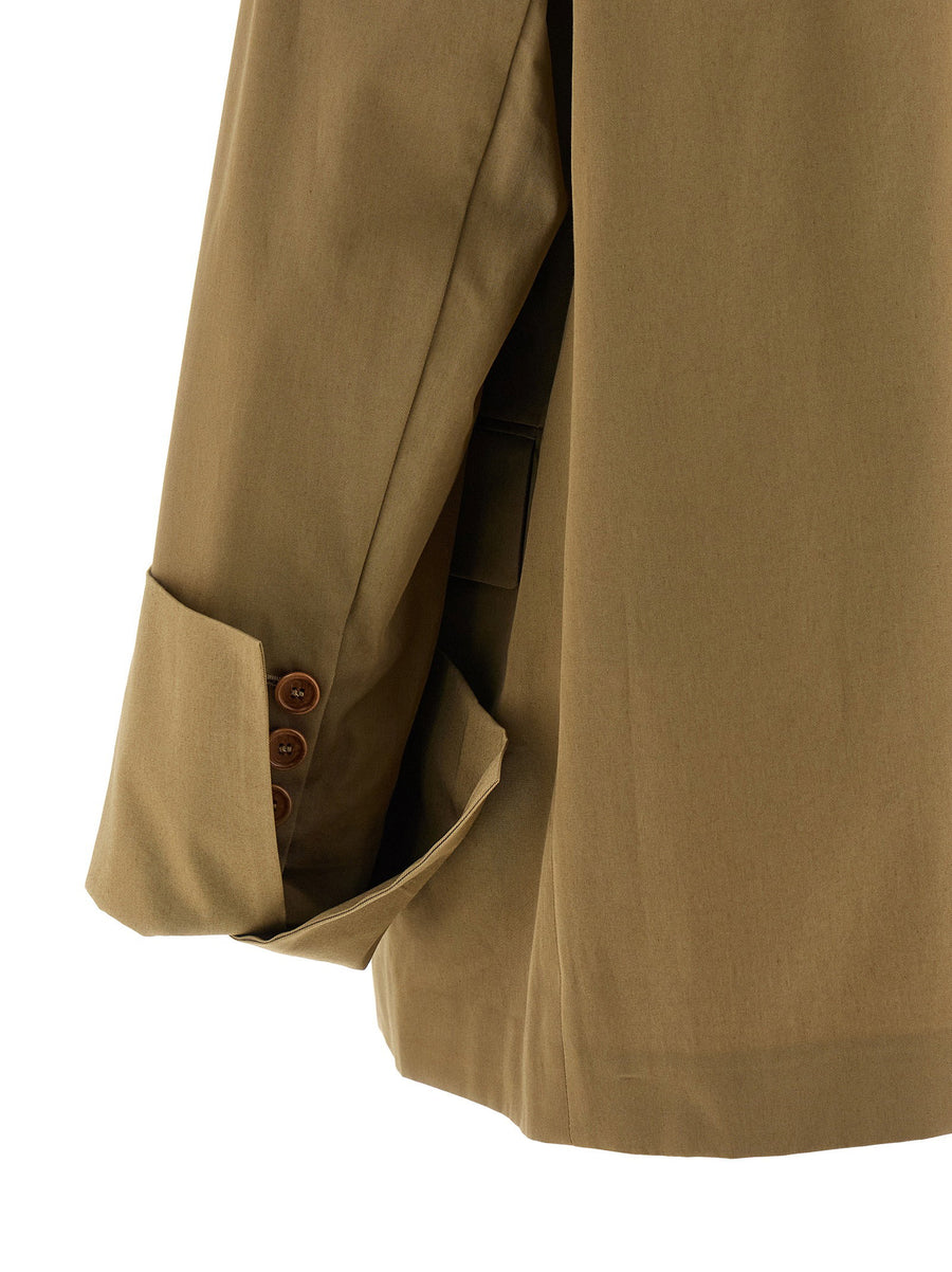 Maison Jejia Birkin Blazer for Women, One Hundred Percent Cotton Deconstructed, Versatile Office and Weekend Essential