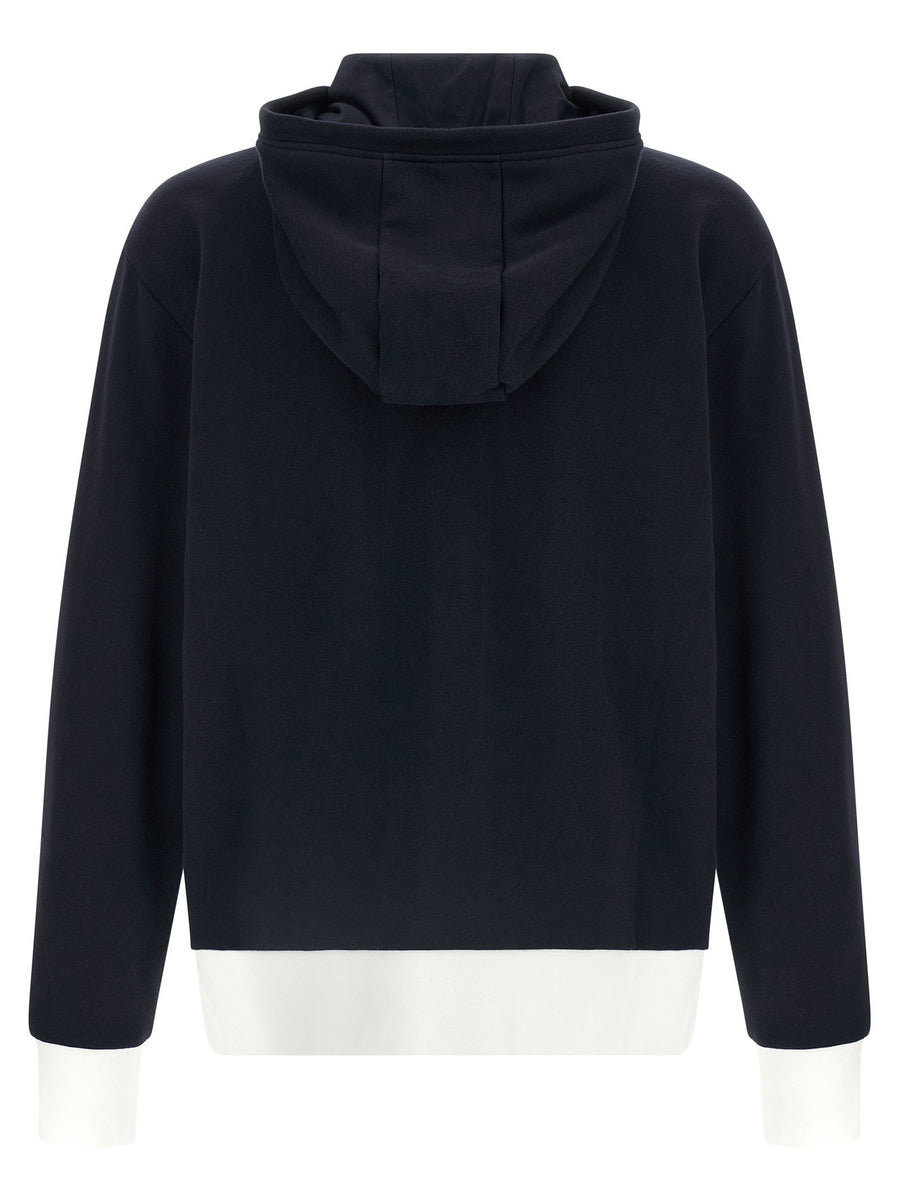 Thom Browne 4 Bar Insert Hoodie for Men Premium Breathable Gauze Cotton Topwear Luxury