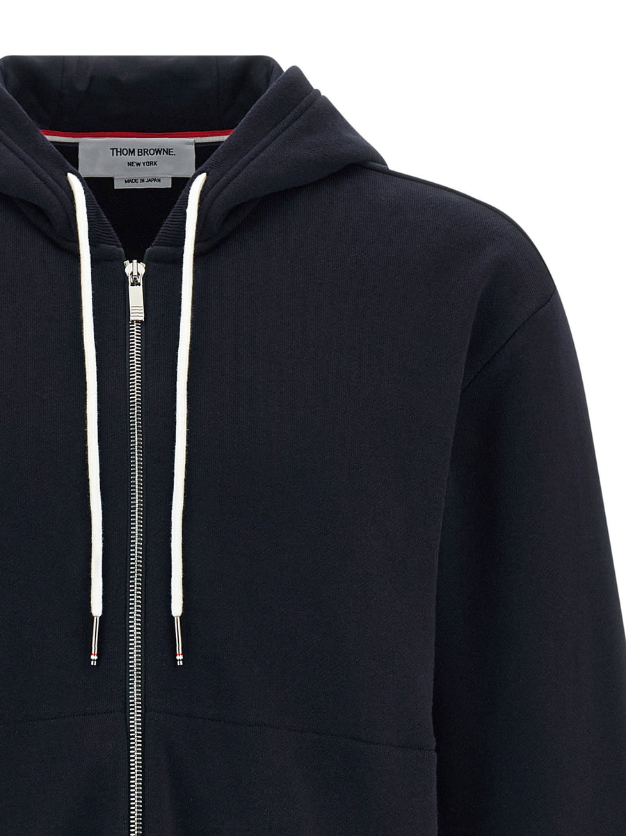 Thom Browne 4 Bar Insert Hoodie for Men Premium Breathable Gauze Cotton Topwear Luxury