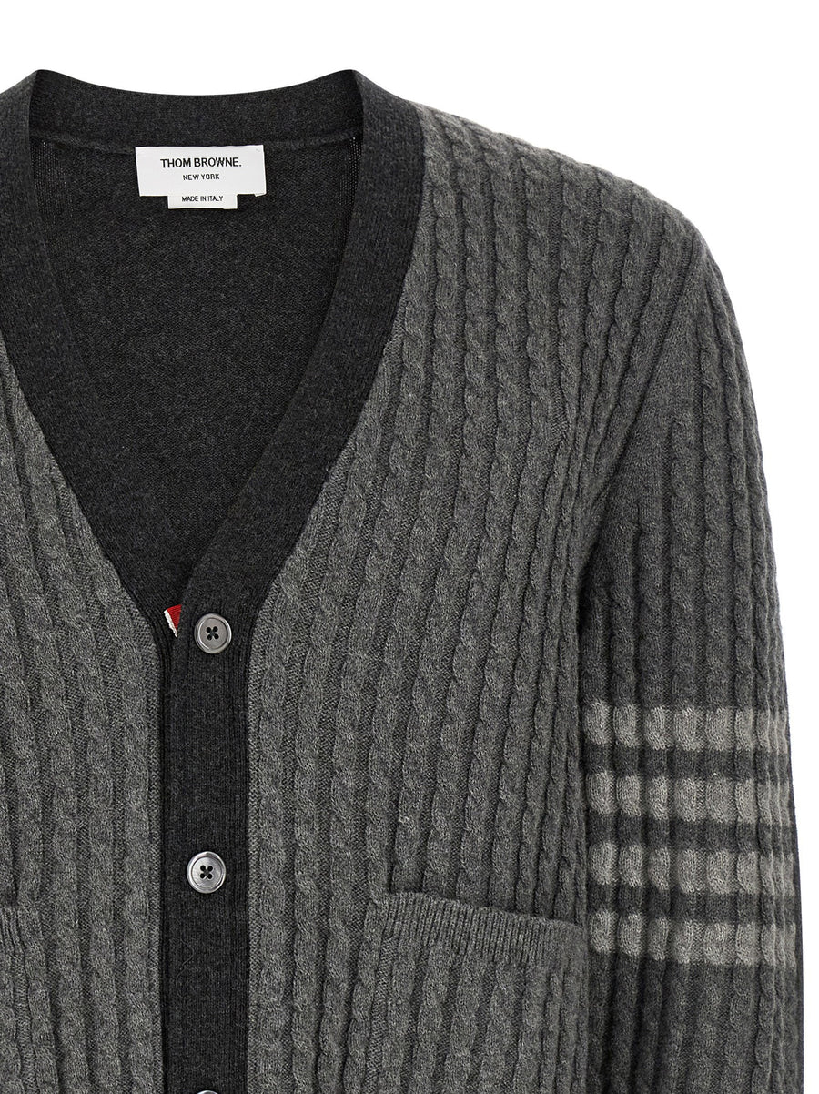 Thom Browne 2-in-1 Trompe Lœil Cardigan