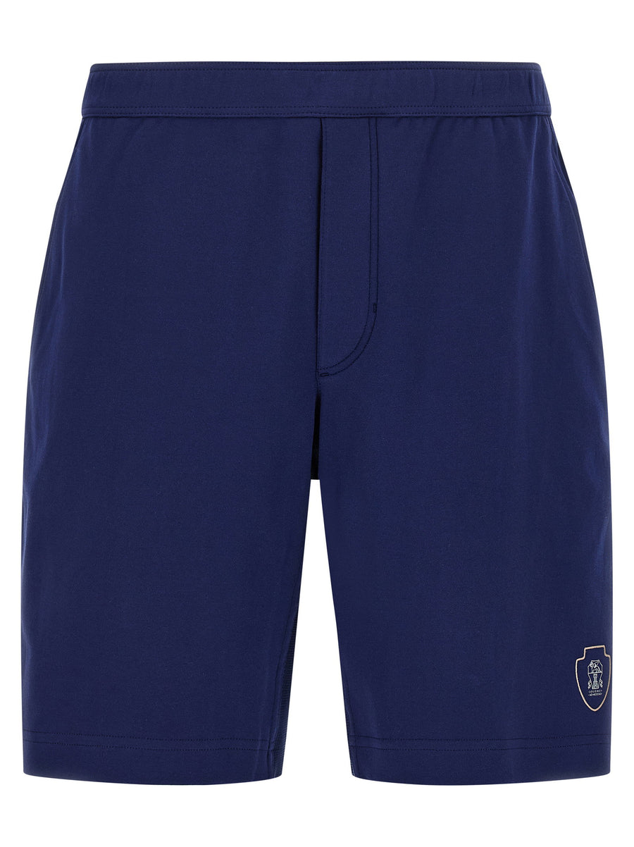 Brunello Cucinelli Interlock Cotton Bermuda Shorts