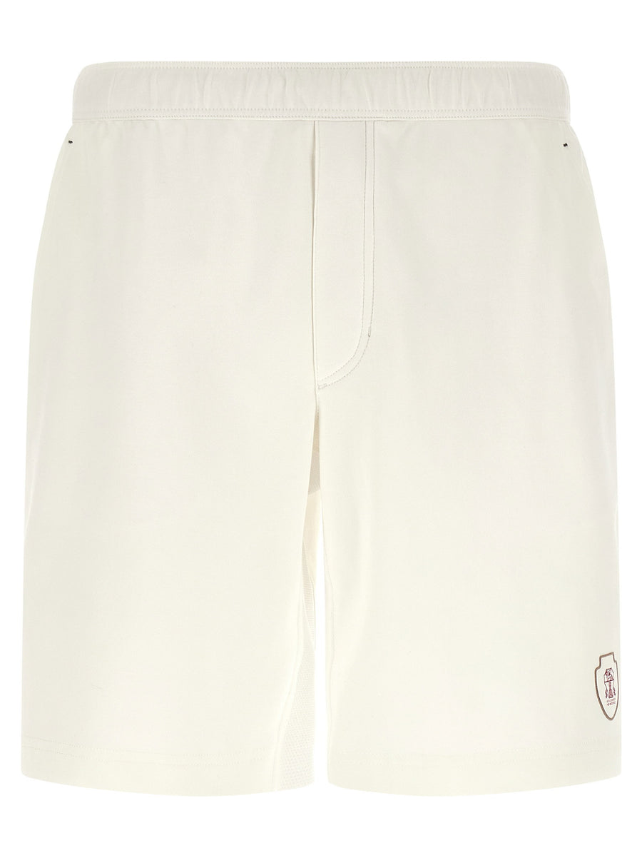 Brunello Cucinelli Interlock Cotton Bermuda Shorts