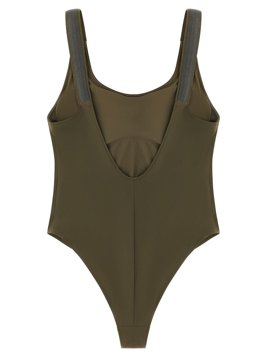 Brunello Cucinelli Precious Details One-piece Swimsuit