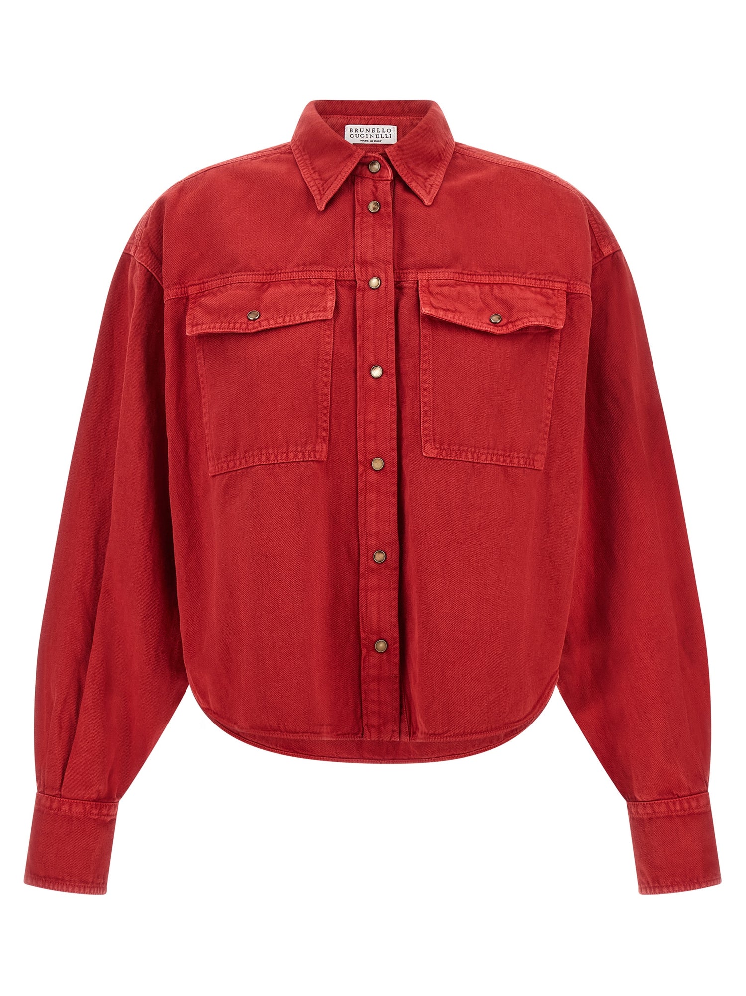 Brunello Cucinelli Cotton And Linen Shirt