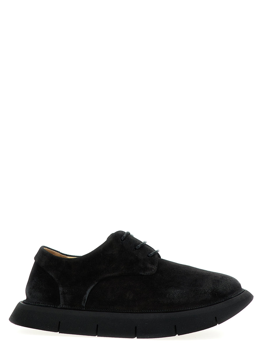 Marsèll Intagliata Derby Shoes For Men Premium Calfskin Leather Intagliata Reverse Upper Bag Structured Silhouette