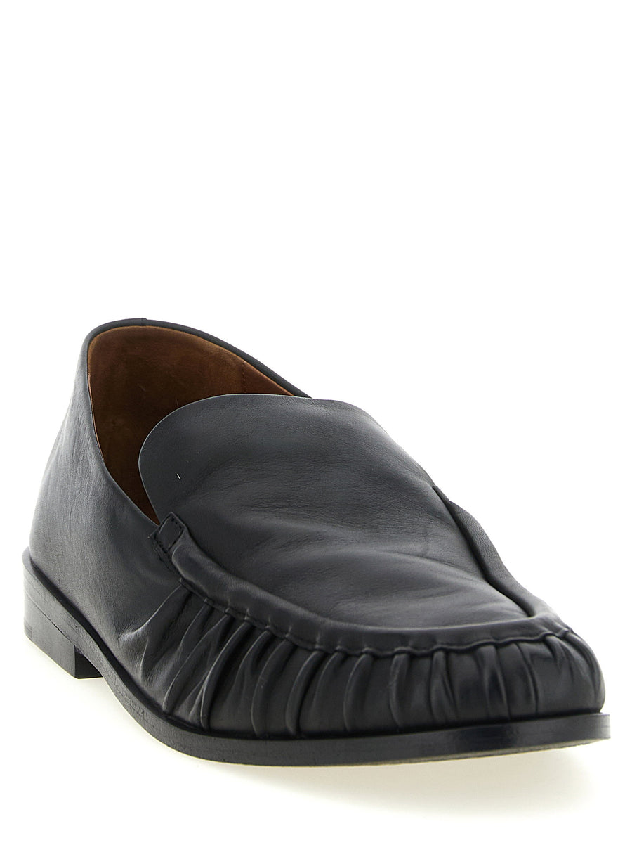 Marsèll Mocassino Loafers for Men in Black Calfskin Leather
