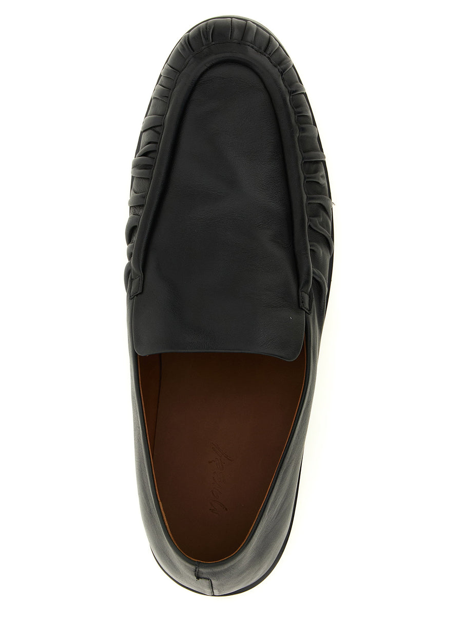 Marsèll Mocassino Loafers for Men in Black Calfskin Leather