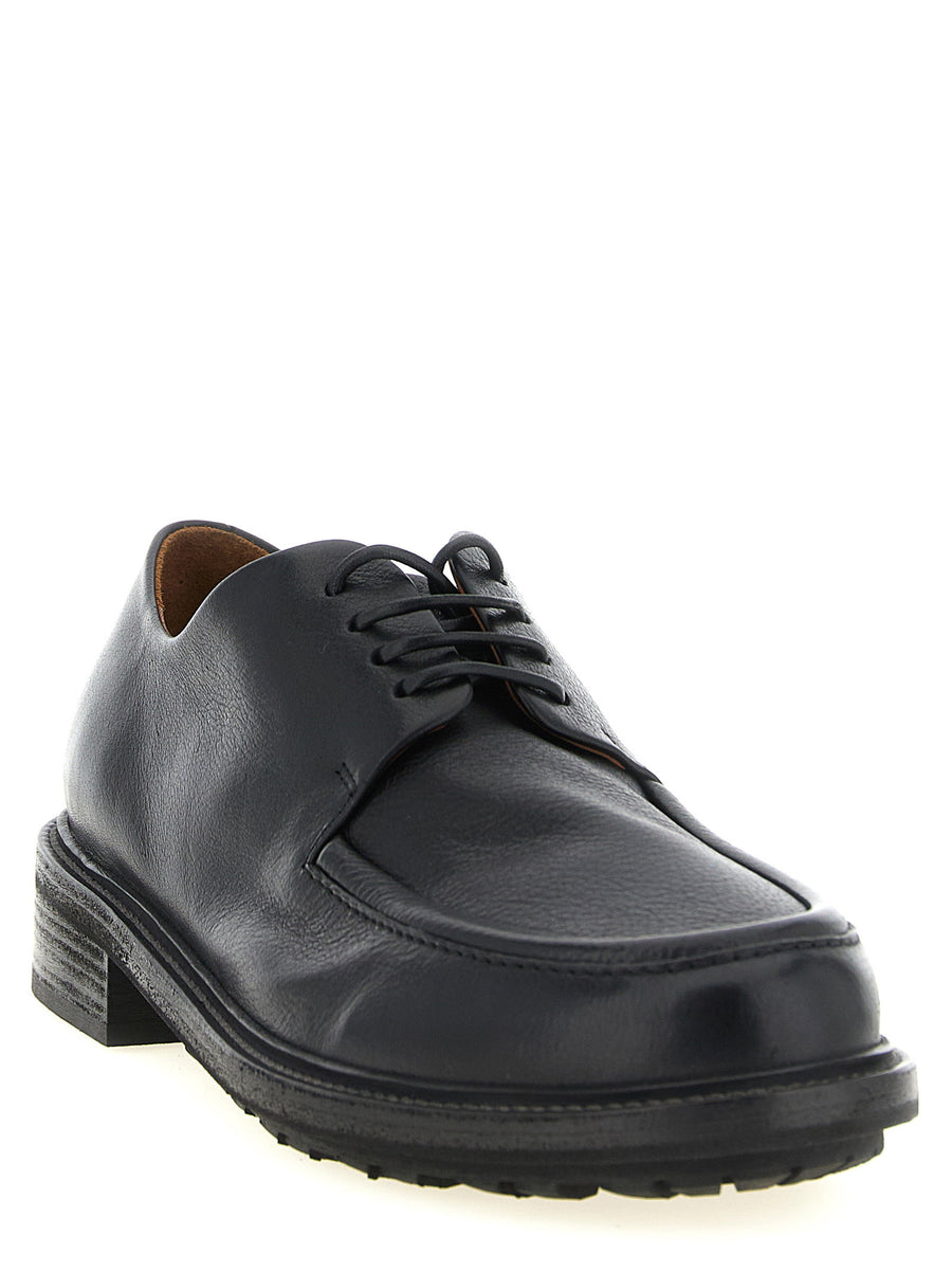 Marsèll Gruboot Derby Shoes Black Calfskin Leather Lace Ups