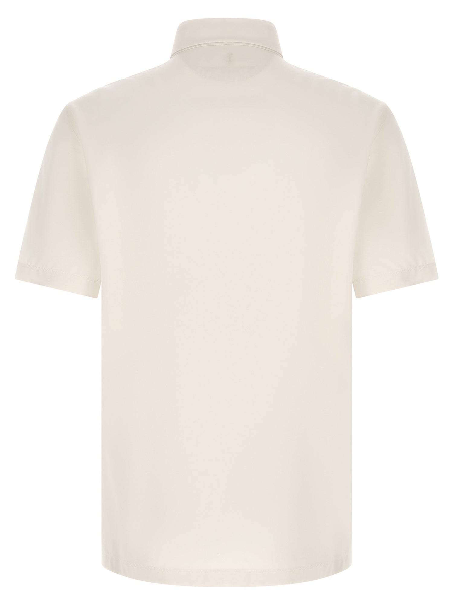 Brunello Cucinelli Heraldic Logo Polo Shirt