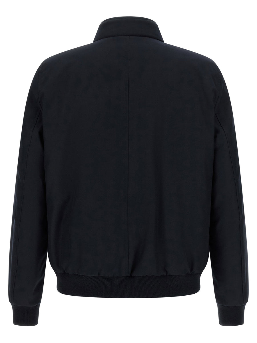 Moorer Janos Acqua Line Wool Cashmere Waterproof Bomber Jacket For Women Luxury Weatherproof