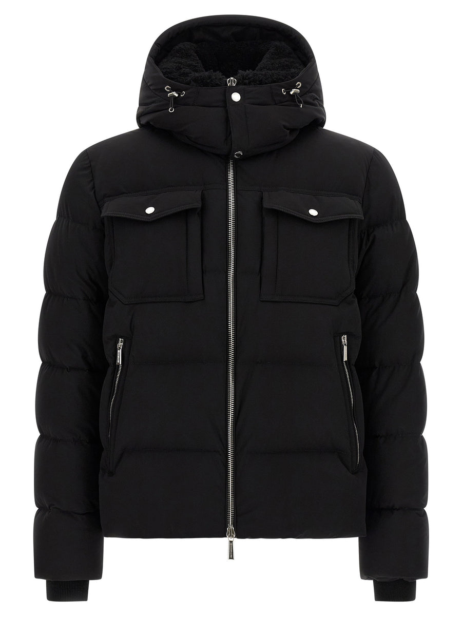 Moorer Alarick Bomber Jacket - Acqua Line