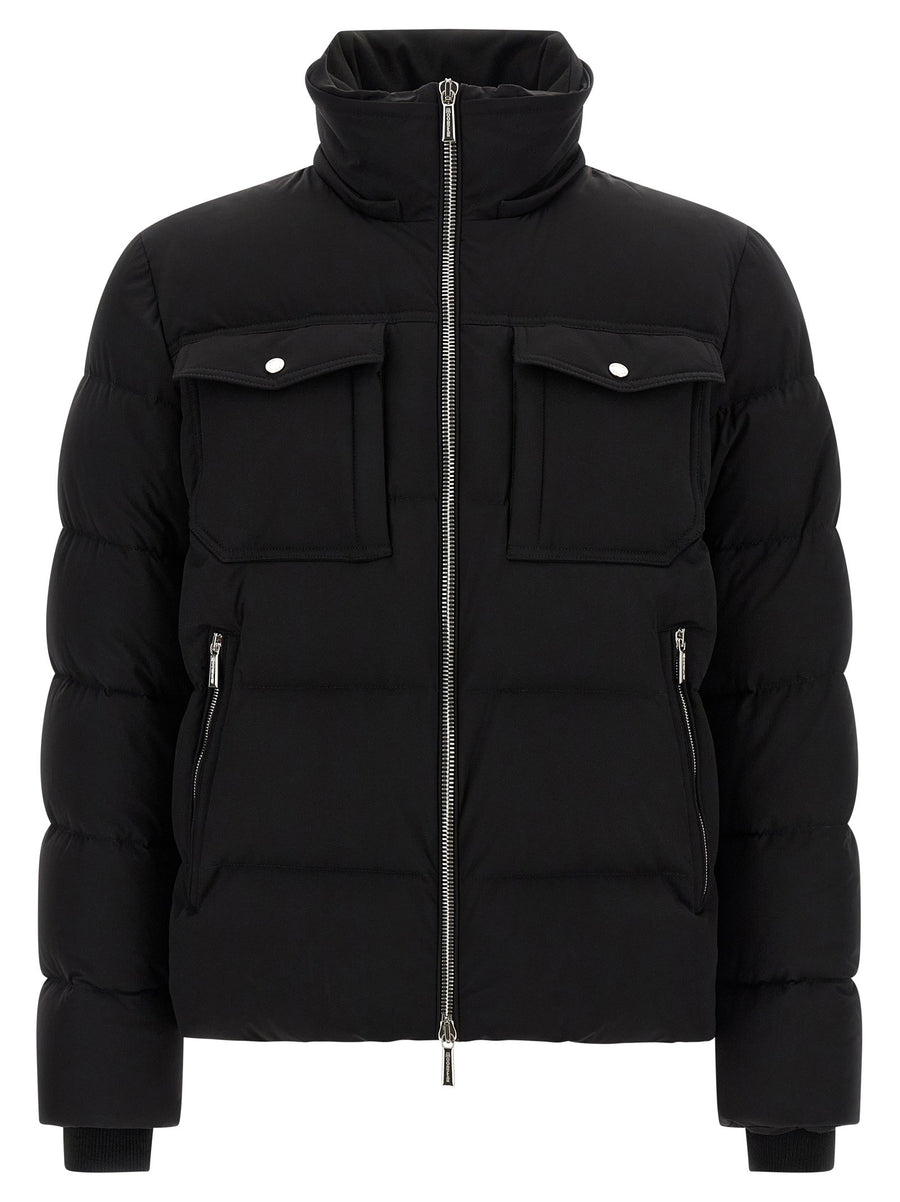 Moorer Alarick Bomber Jacket - Acqua Line