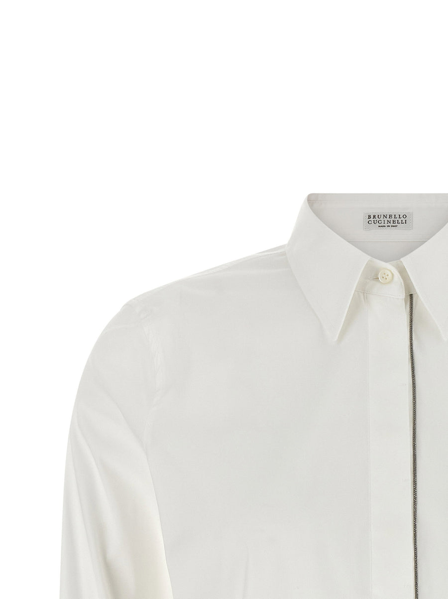 Brunello Cucinelli Shiny Trim Shirt