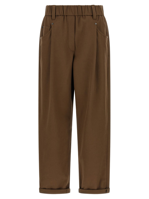 Brunello Cucinelli Baggy Pull-on Pants