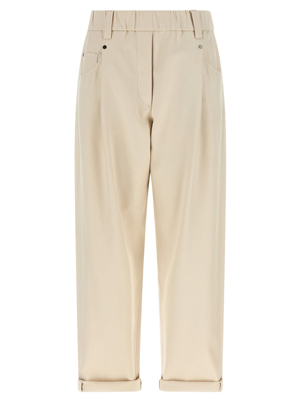 Brunello Cucinelli Baggy Pull-on Pants