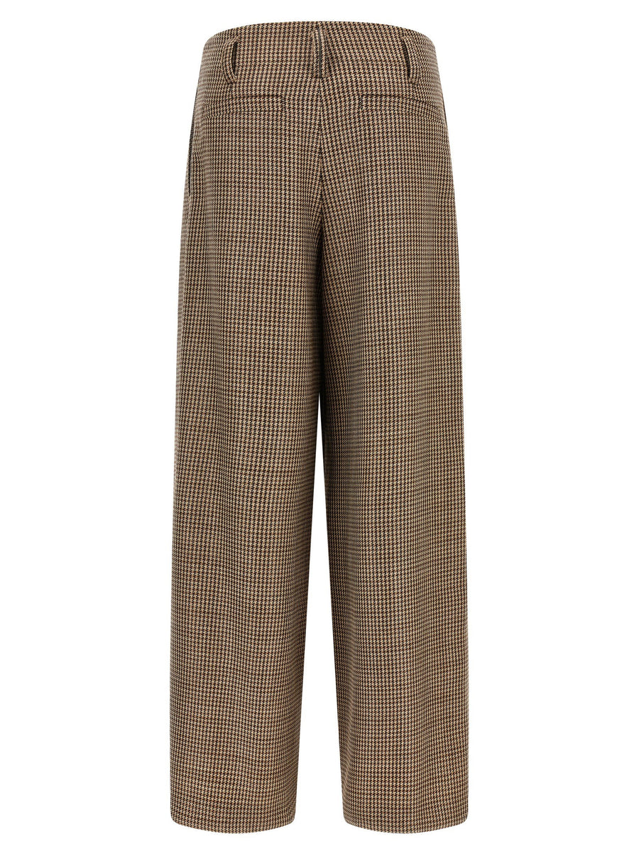 Brunello Cucinelli Prince Of Wales Lamé Pants