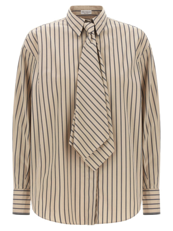 Brunello Cucinelli Shirt With Tie