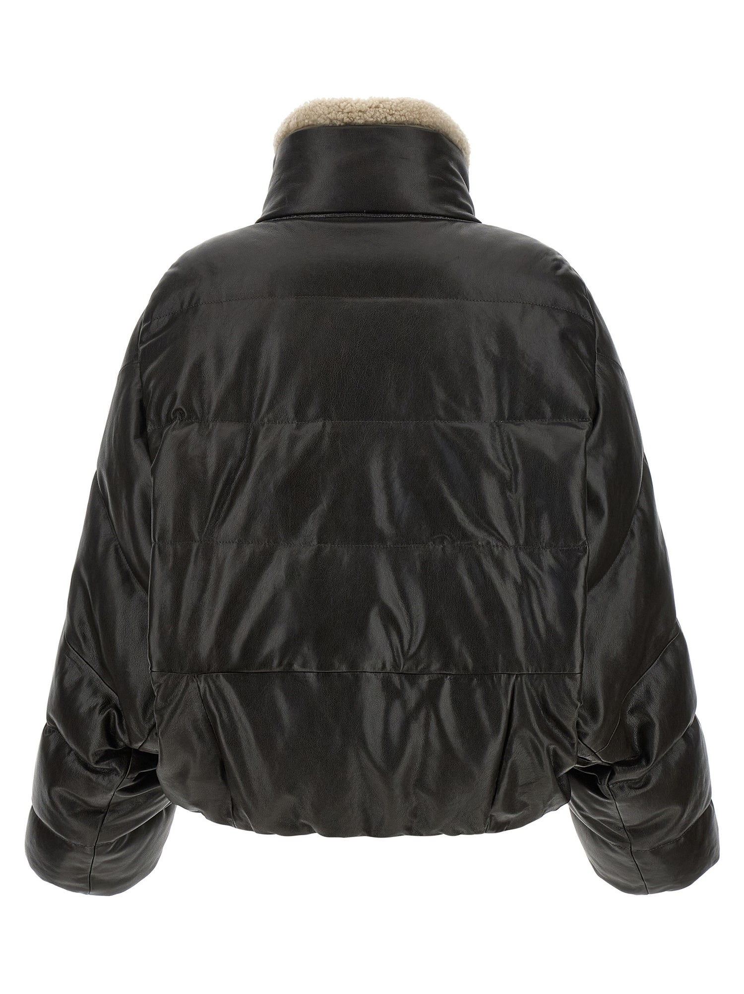 Brunello Cucinelli Padded Leather Jacket
