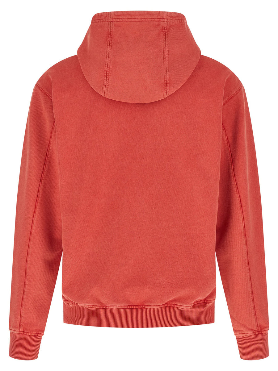 Casablanca Chrome Hoodie For Men Red Cotton Comfort Fit Everyday Streetwear Essential