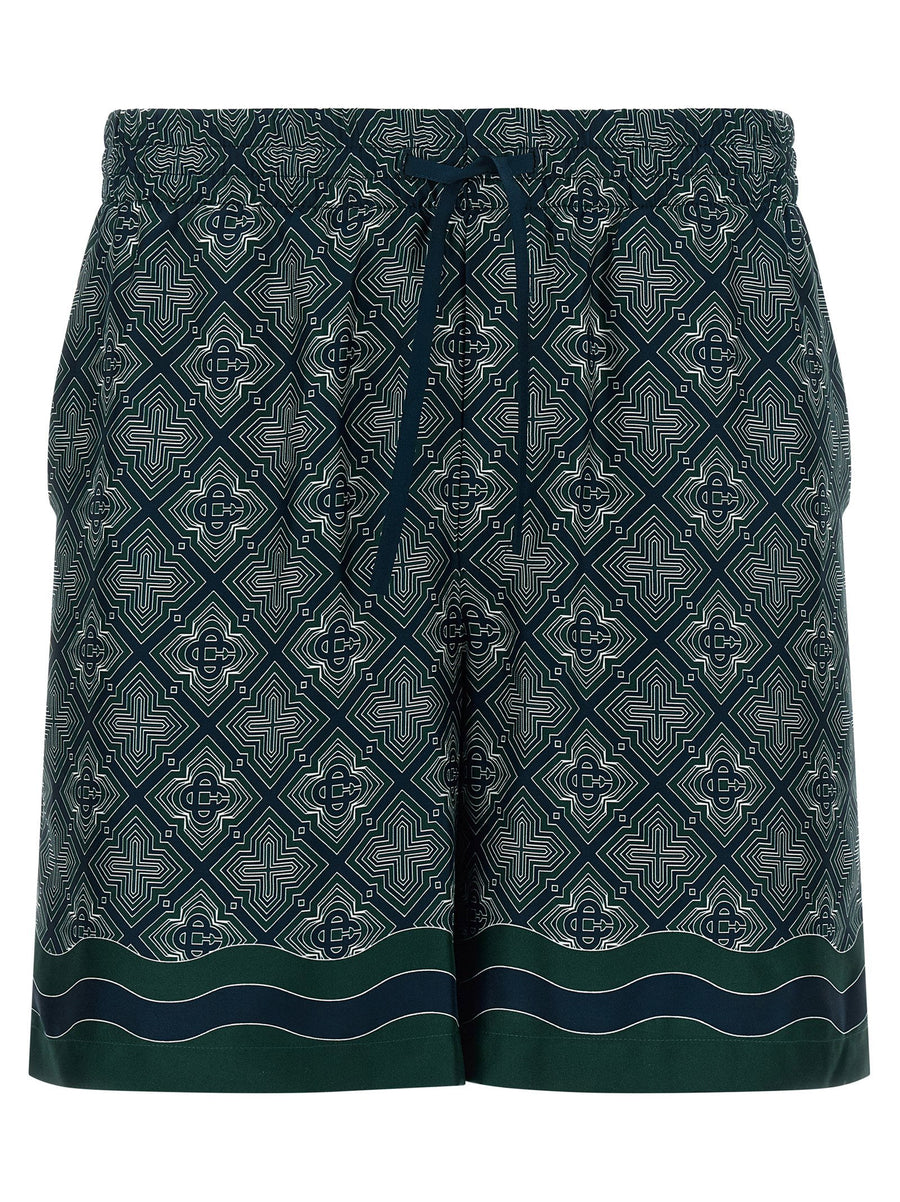 Casablanca Radiating Monogram Shorts