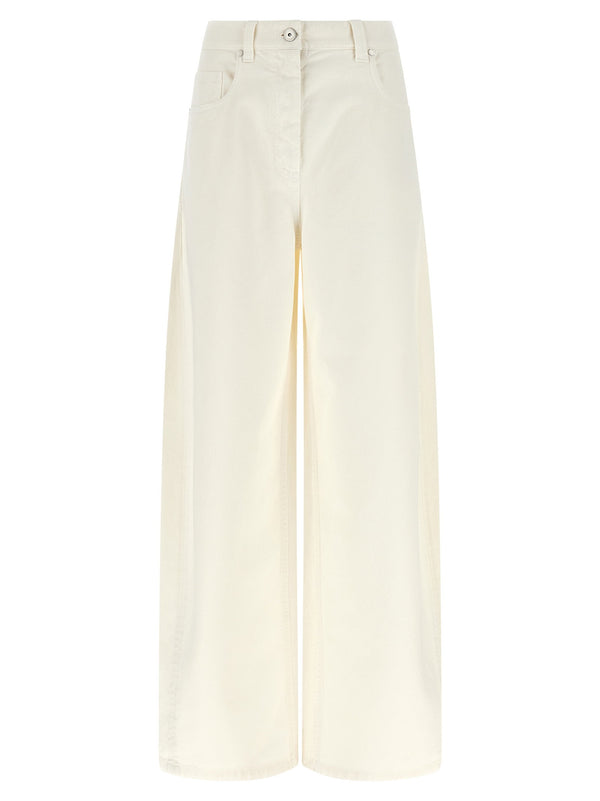 Brunello Cucinelli The Wide Barrel Jeans