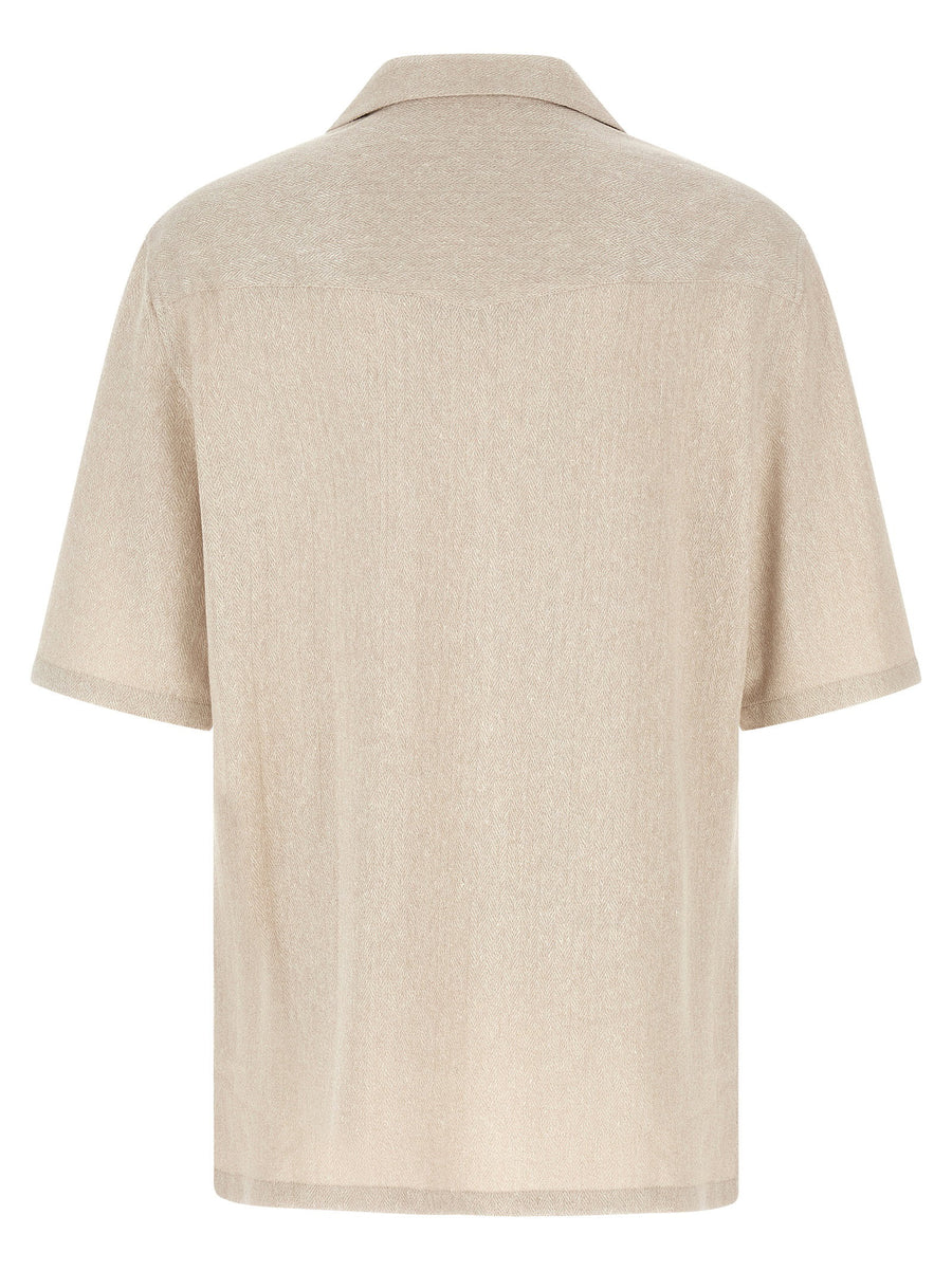 Brunello Cucinelli Camp Collar Shirt