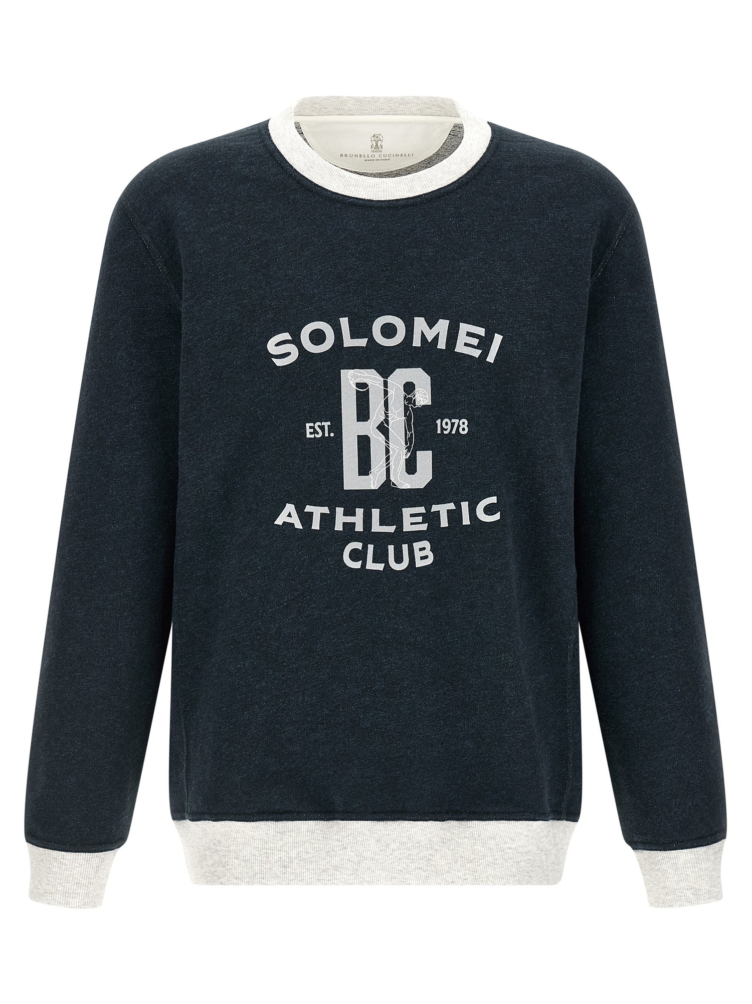 Brunello Cucinelli Cotton And Linen Sweatshirt