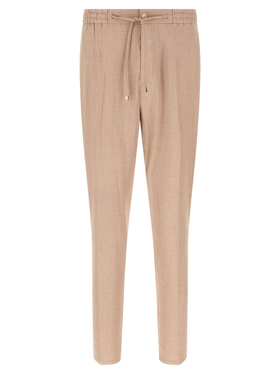 Etro Flamed Linen Joggers