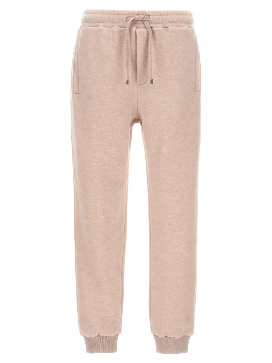 Etro Wool Joggers For Men Beige Premium 92 Wool 8 Polyamide With Elastic Drawstring And Back Logo Embroidery