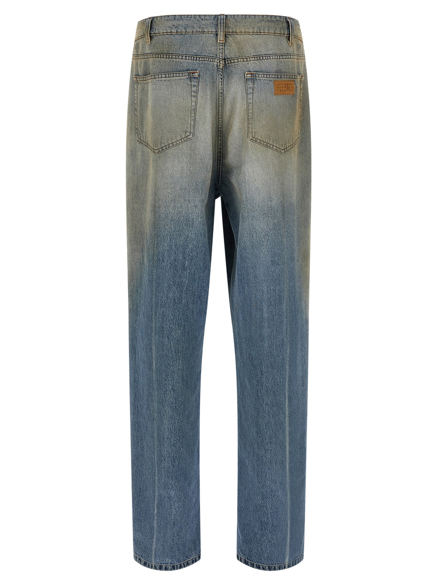 Bode Feather Runner Pants For Men Artisanal Georgian Hand Embroidery Cotton Gabardine Cropped Wide Leg Trousers