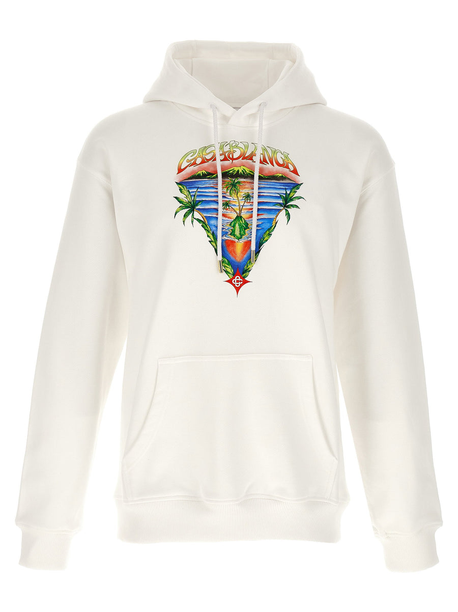 Casablanca Innocence Triangle Hoodie Men Organic Cotton