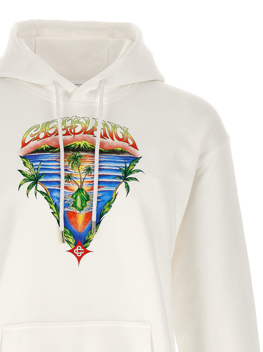 Casablanca Innocence Triangle Hoodie Men Organic Cotton