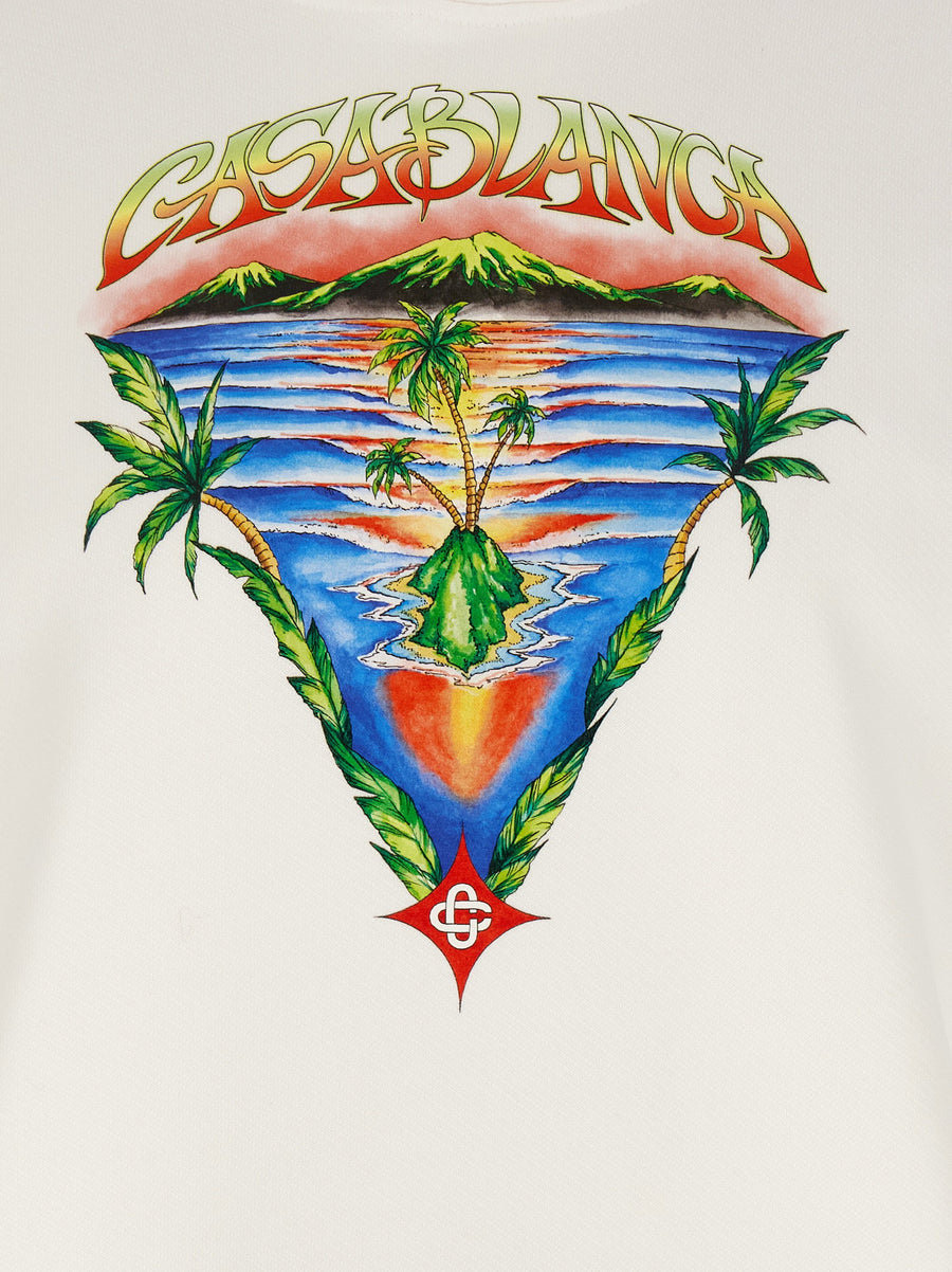 Casablanca Innocence Triangle Hoodie Men Organic Cotton