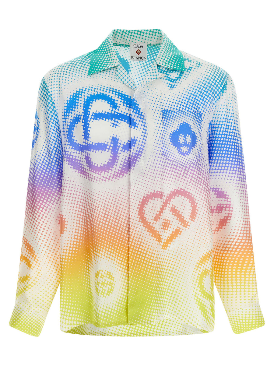 Casablanca Halftone Logo Shirt
