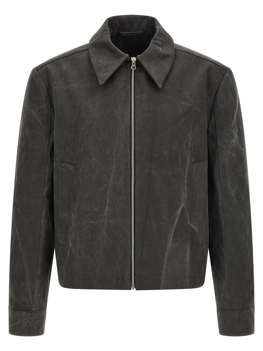 Séfr Tazio Marble Dye Italian Cotton Jacket For Men Smart Casual Layering Essential