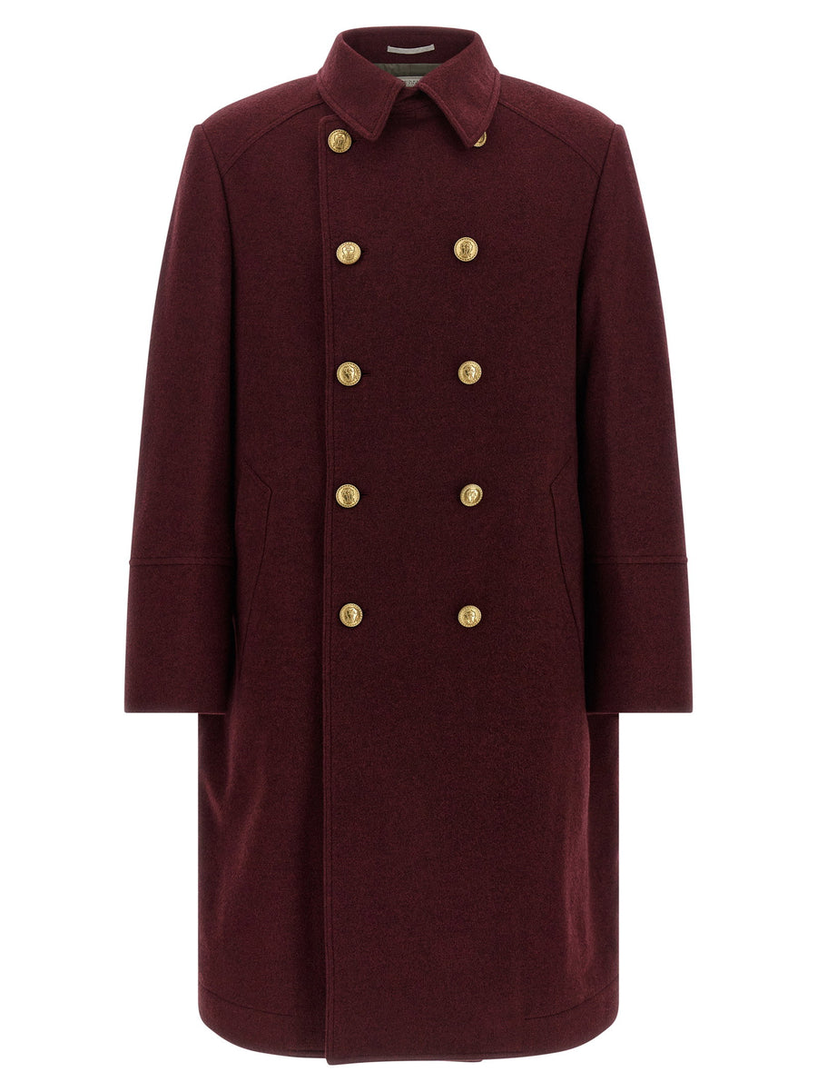 Brunello Cucinelli Cashmere Double-breasted Coat