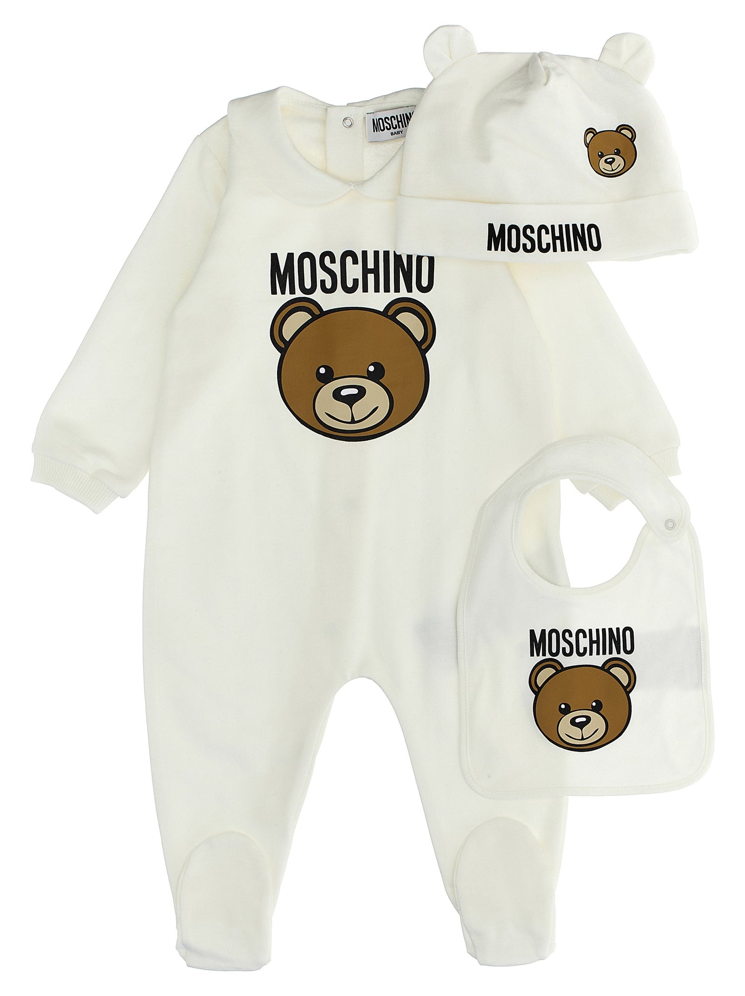 Moschino Baby Baby Set Bib + Cap + Bib