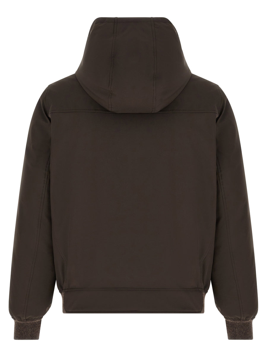 Brunello Cucinelli Detachable Hood Down Jacket