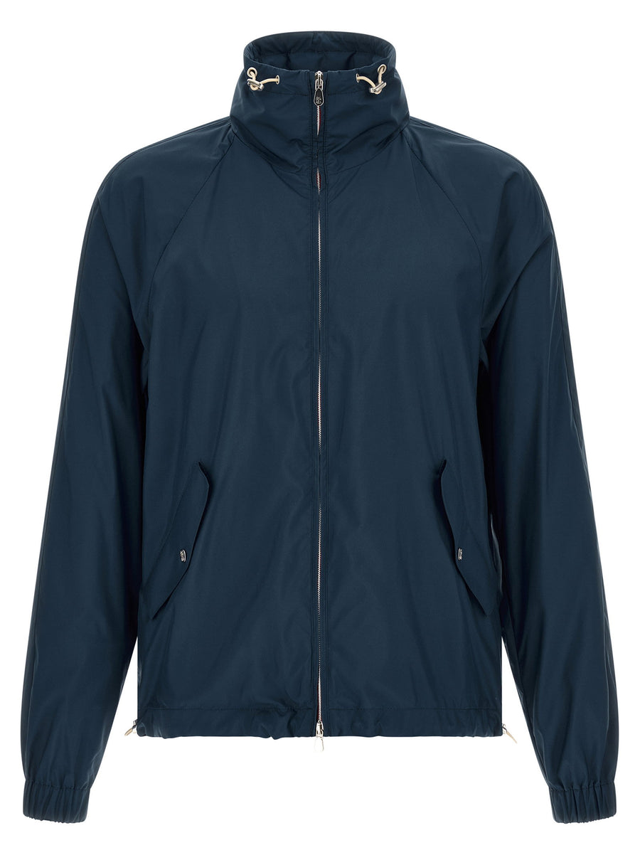 Brunello Cucinelli Navy Lightweight Polyester Jacket For Women