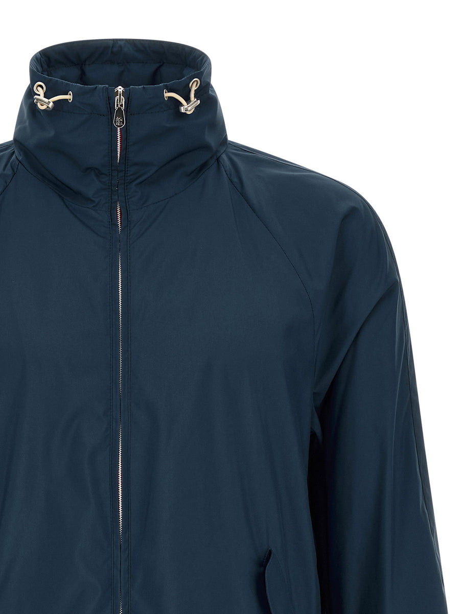 Brunello Cucinelli Navy Lightweight Polyester Jacket For Women