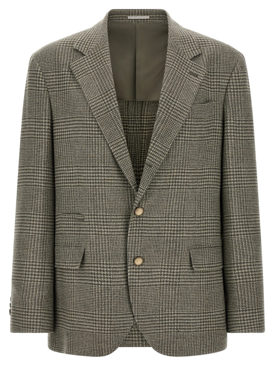 Brunello Cucinelli Prince Of Wales Blazer