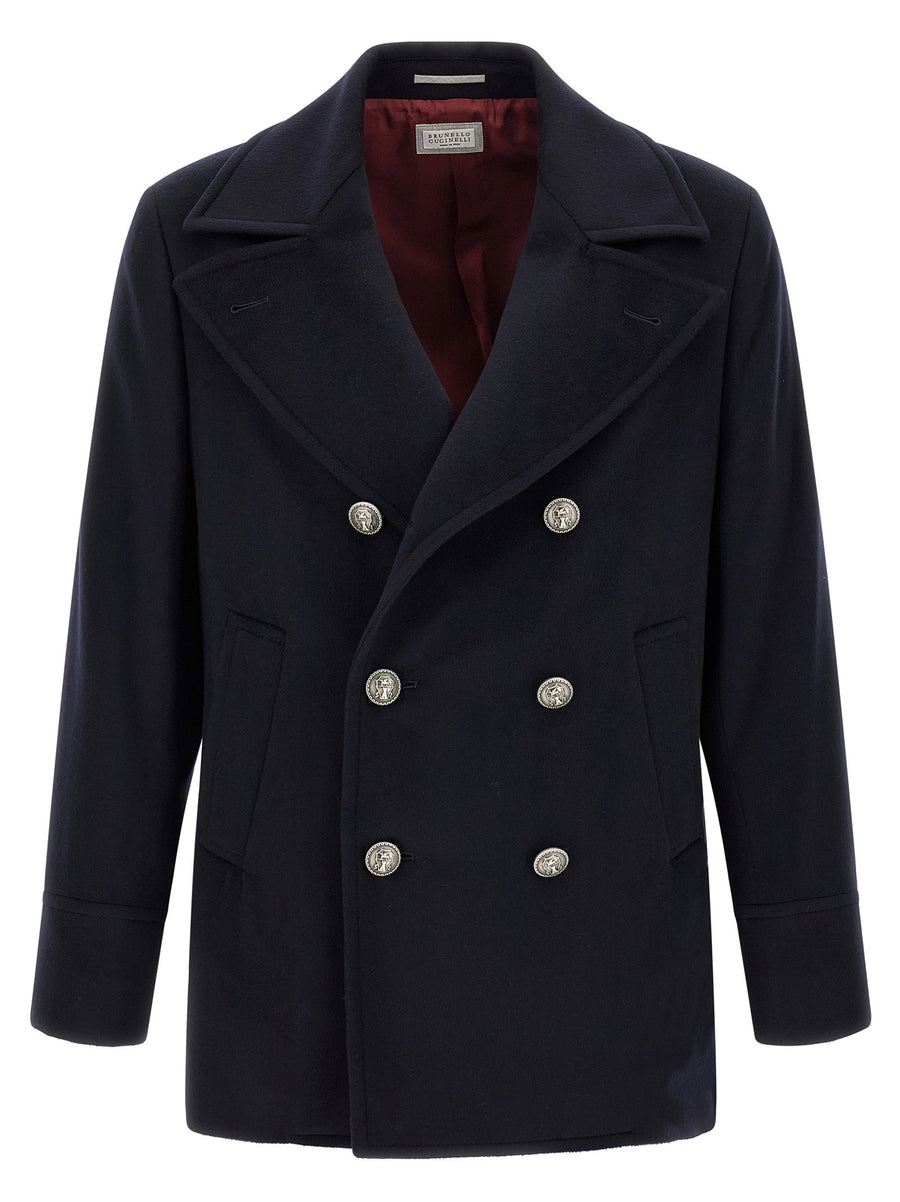 Brunello Cucinelli Peacoat Coat