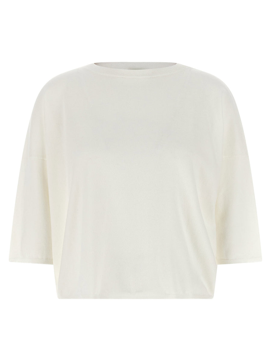 Be You Cashmere Cotton Sweater For Women Luxuriously Soft Layering Essential Versatile White