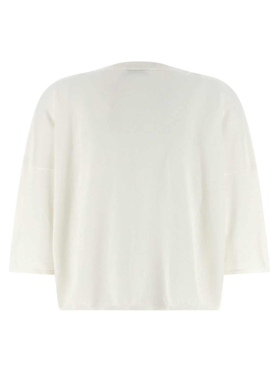 Be You Cashmere Cotton Sweater For Women Luxuriously Soft Layering Essential Versatile White