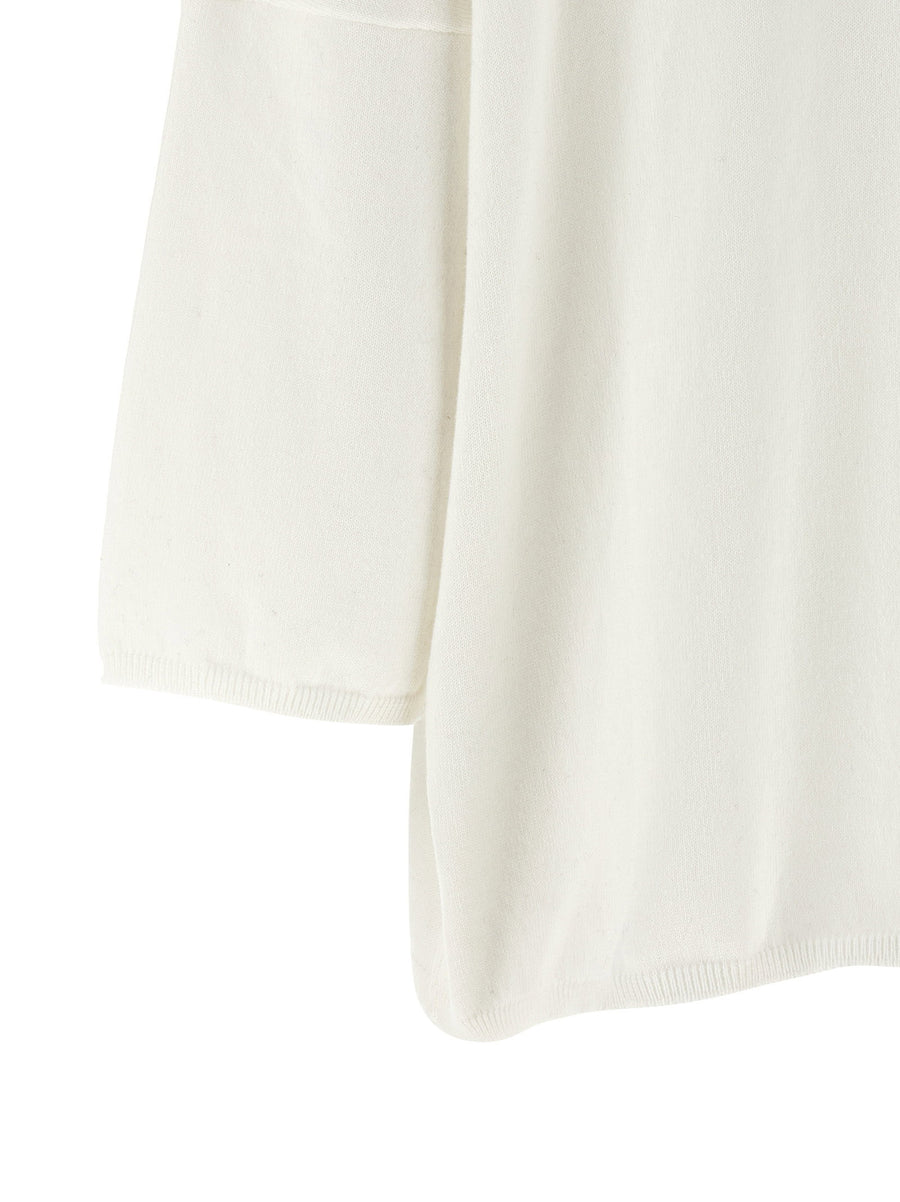 Be You Cashmere Cotton Sweater For Women Luxuriously Soft Layering Essential Versatile White