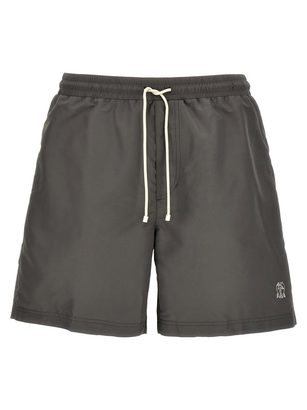 Brunello Cucinelli Logo Swimsuit
