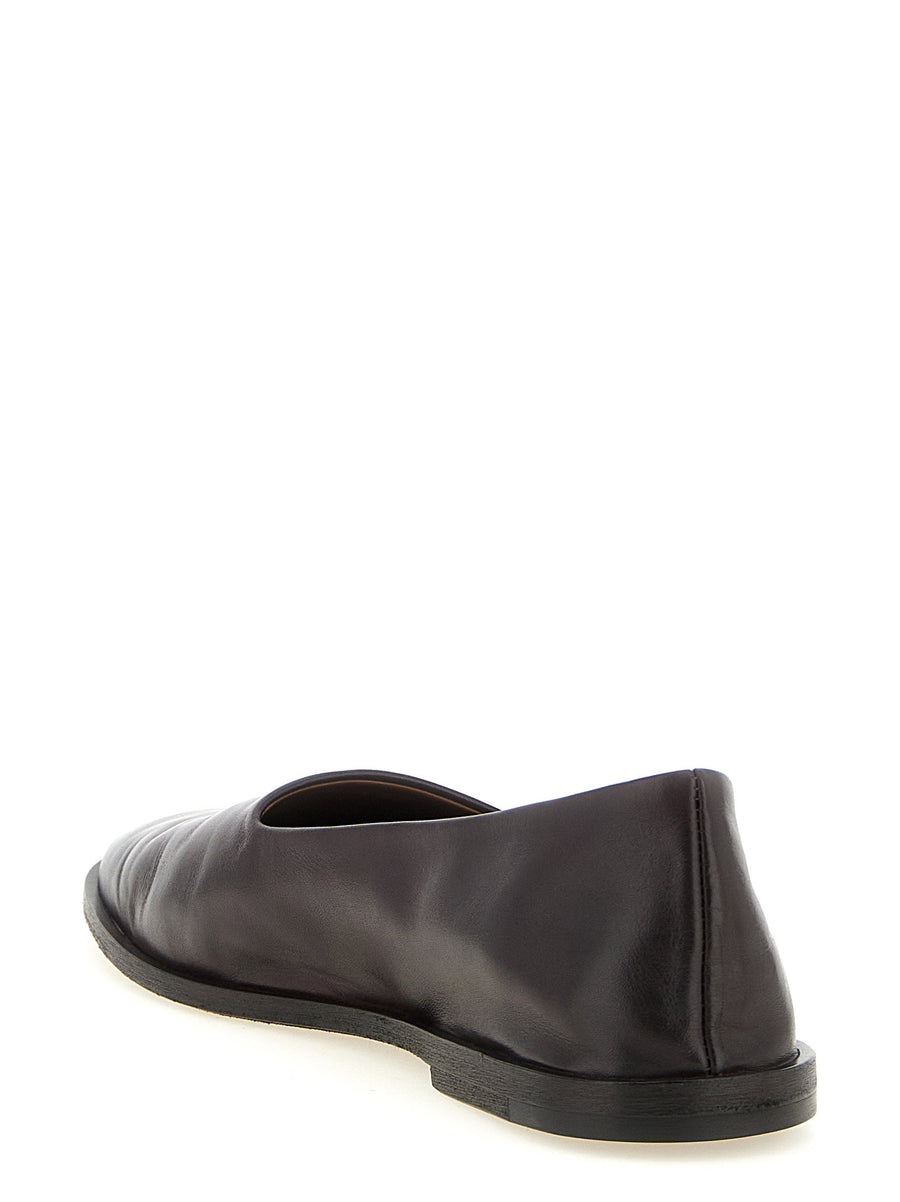 Marsèll Stesa Slipper Calfskin Flat Shoes Brown For Women Made In Italy