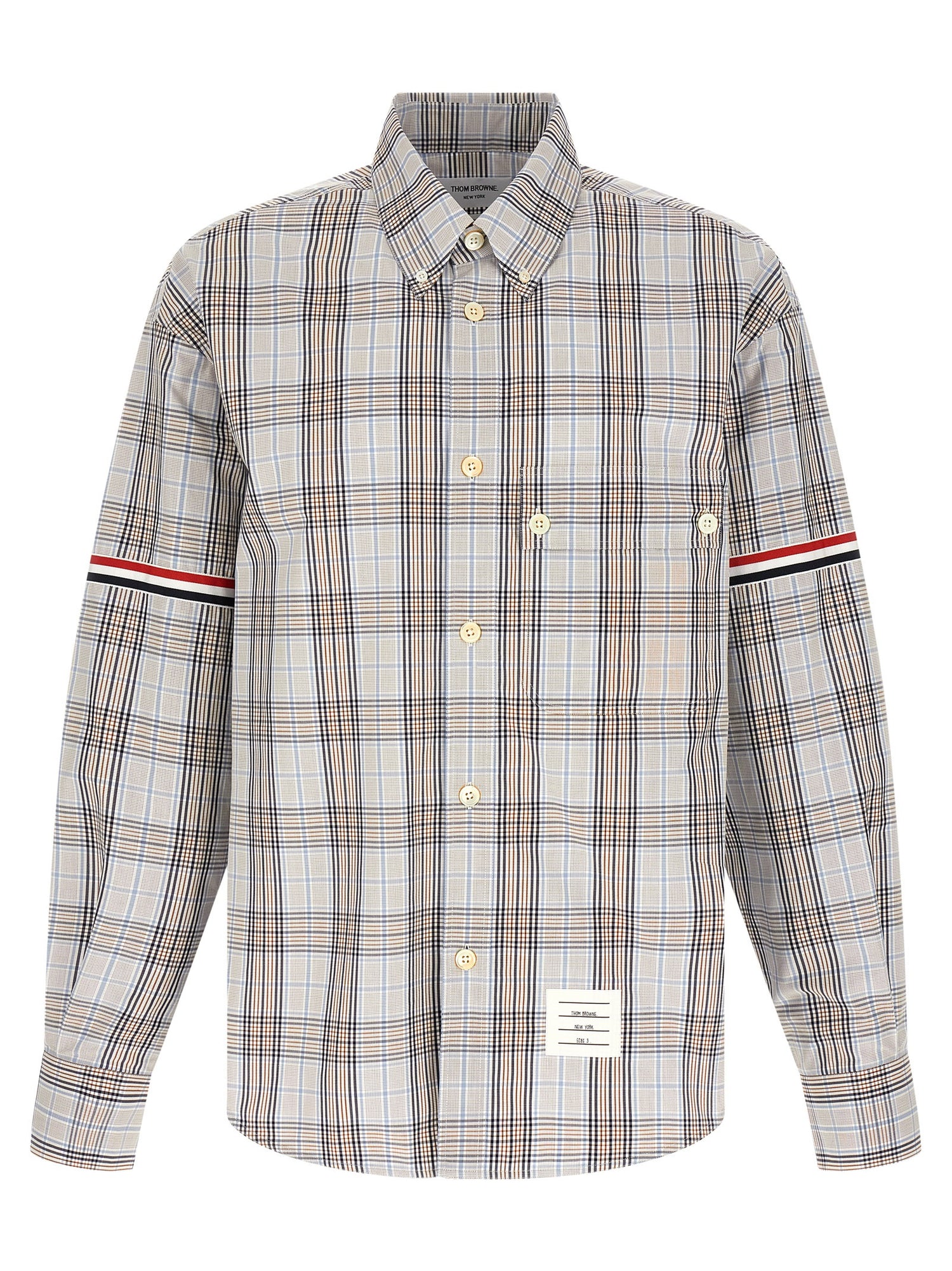Thom Browne Oversized Rwb Shirt