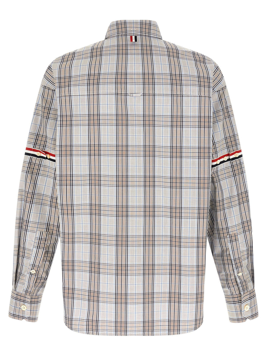 Thom Browne Oversized Rwb Shirt